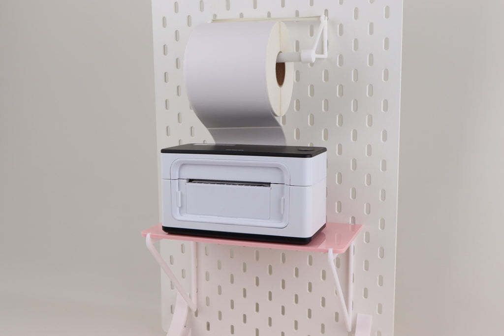 Munbyn Printer Pegboard Shelf & Reel Holder — 3D Printed Acrylic, Custom Colours