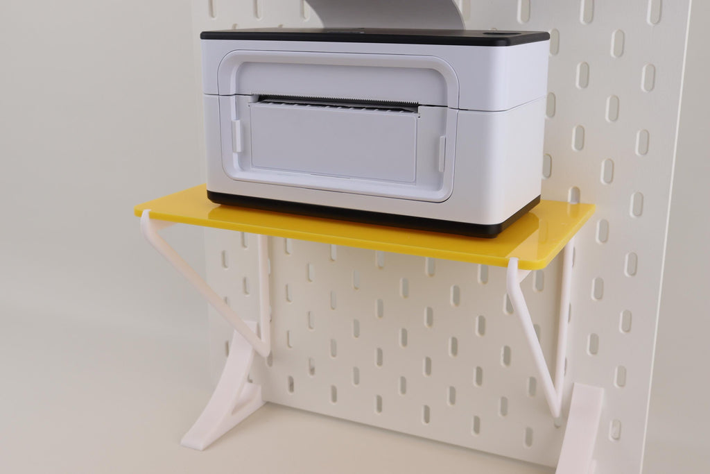 Munbyn Printer Pegboard Shelf & Reel Holder — 3D Printed Acrylic, Custom Colours