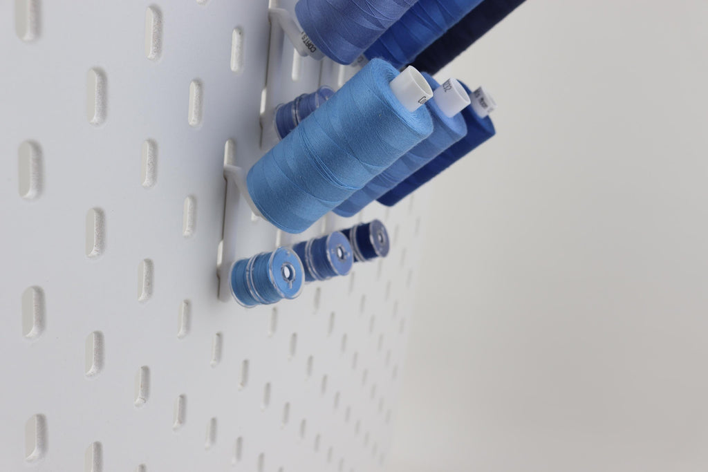 IKEA SKADIS Compatible Spool Holder, 3D Printed Bobbin Organiser, Sewing Thread Storage, Cotton Reel Holder, Pack of 5 10 15