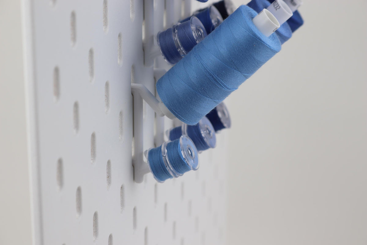IKEA SKADIS Compatible Spool Holder, 3D Printed Bobbin Organiser, Sewing Thread Storage, Cotton Reel Holder, Pack of 5 10 15