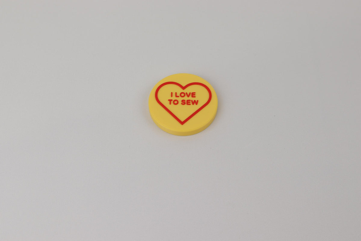 Conversation Heart Fabric Weights, Steel Filled, Funny Sayings Set