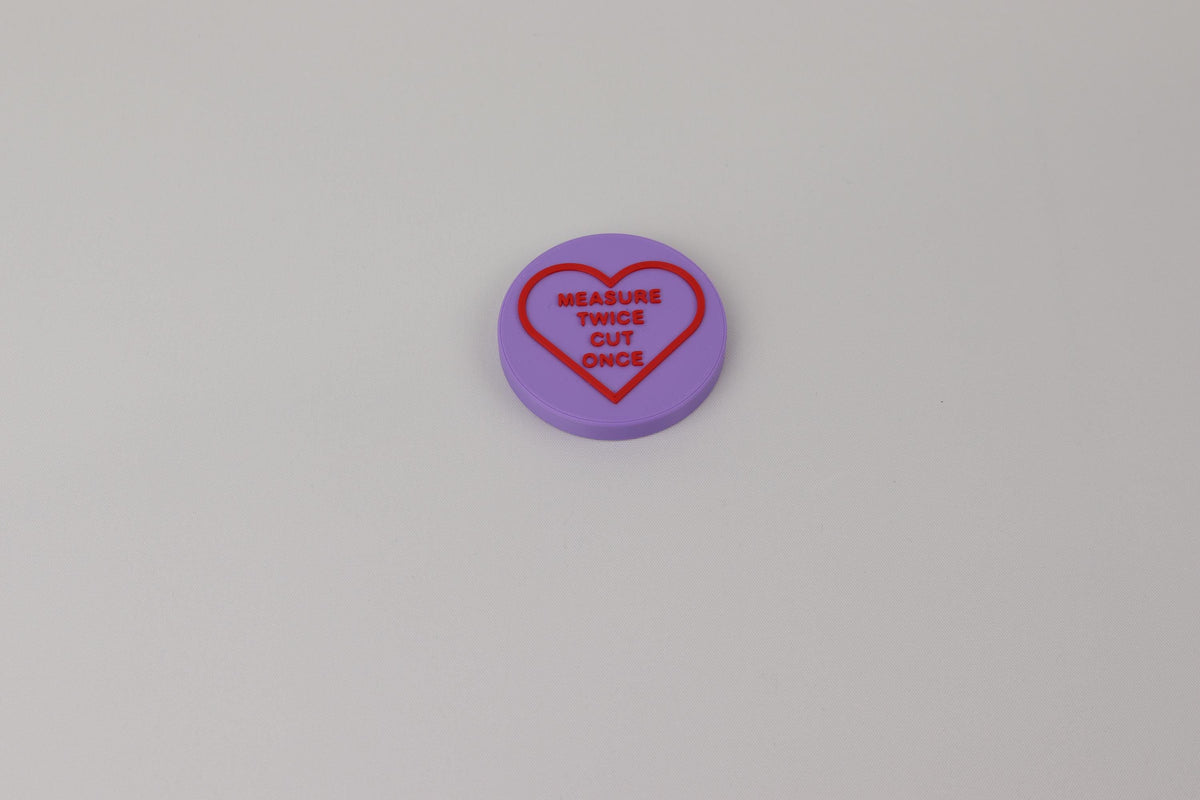 Conversation Heart Fabric Weights, Steel Filled, Funny Sayings Set