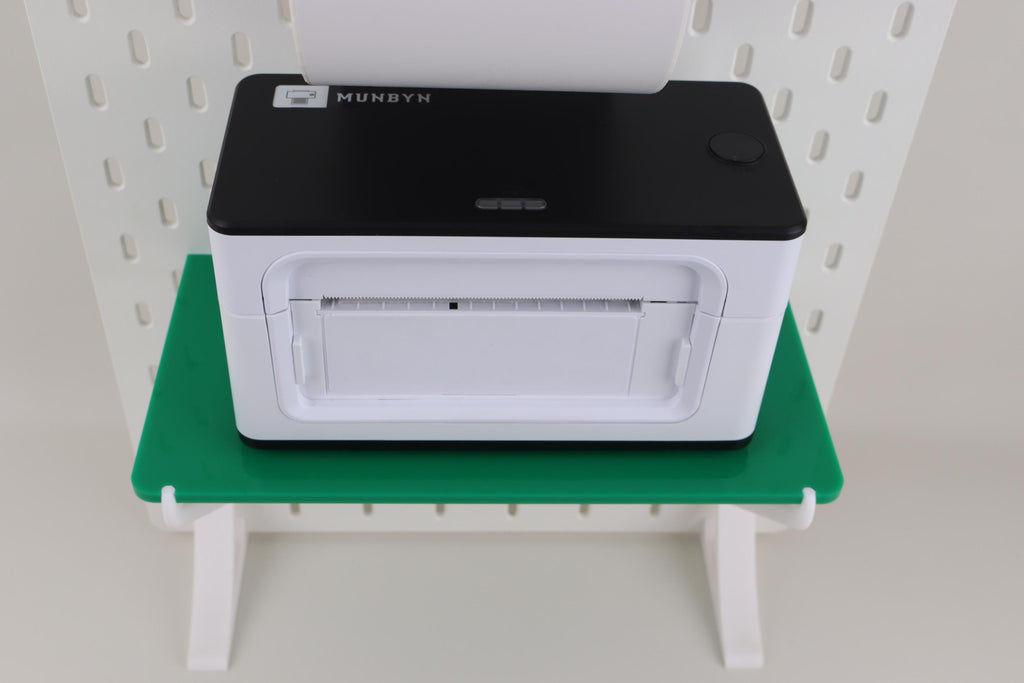 Munbyn Printer Pegboard Shelf & Reel Holder — 3D Printed Acrylic, Custom Colours
