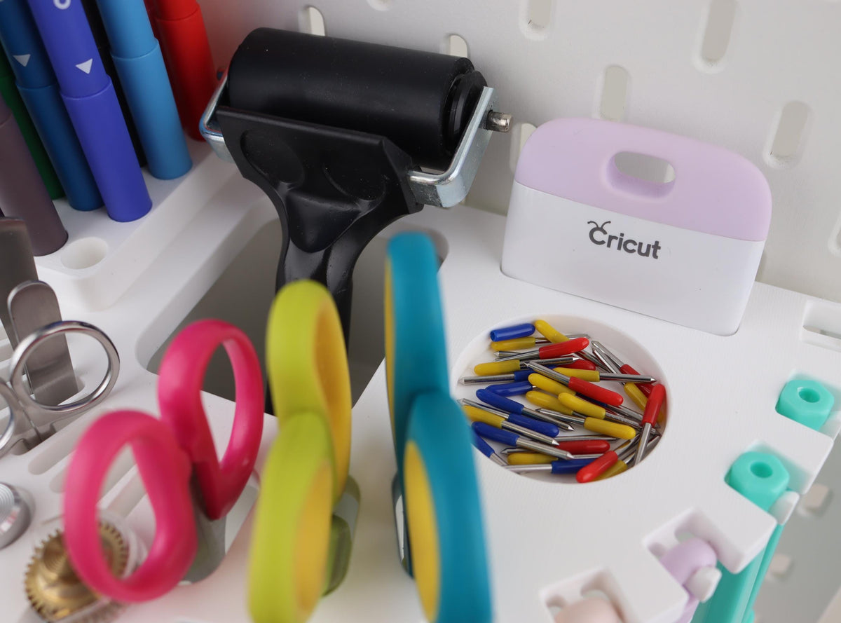 Cricut Tool Organiser Clip for IKEA Skadis Pot, Weeding Holder, Craft Accessory
