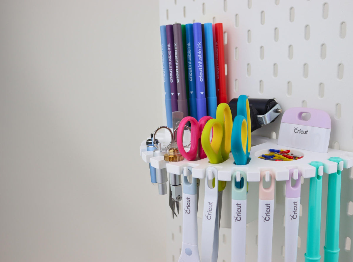 Cricut Tool Organiser Clip for IKEA Skadis Pot, Weeding Holder, Craft Accessory